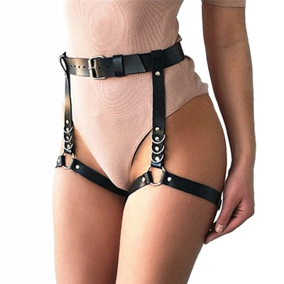 Bondage Collar Body Harness